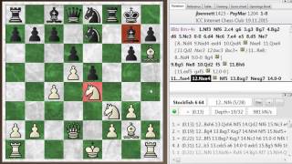 Blitz chess postmortem #563: King's Indian defense - Fianchetto variation