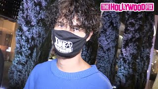 Jaden Hossler Speaks On His Relationship With Mads Lewis While Leaving Dinner At Saddle Ranch