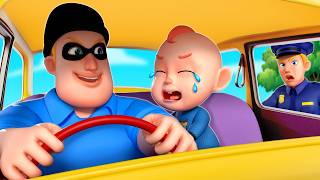 Rob Needs Help! Police Rush to the Rescue 🚓 | Police Song | Rosoo Sing Along & Kids Songs