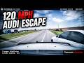 120 MPH Audi Police Chase Ends with PIT Maneuver, Spike Strips & Foot Pursuit Arkansas State Police