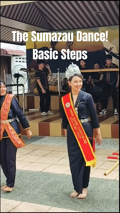 Unduk Ngadau Kaamatan Sumazau in Kuala Lumpur! - Very Easy Sabah Dance Steps for Beginners #shorts
