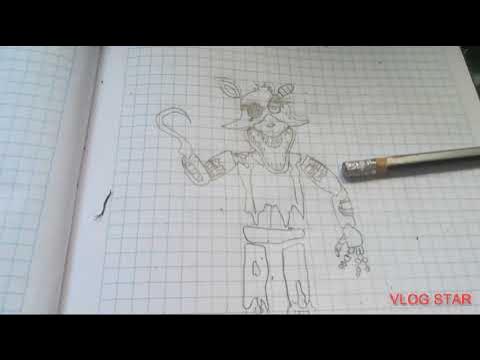 Desenho do Withered Foxy caseiro de boa qualidade - Objetos de