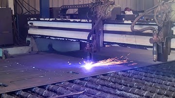 high precision plasma cutting video