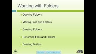 Std  4 Computer  Chapter  3 Working with Files and Folders Part 2