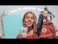 HAUL DE MATERIAL ESCOLAR || MISS MAGGY