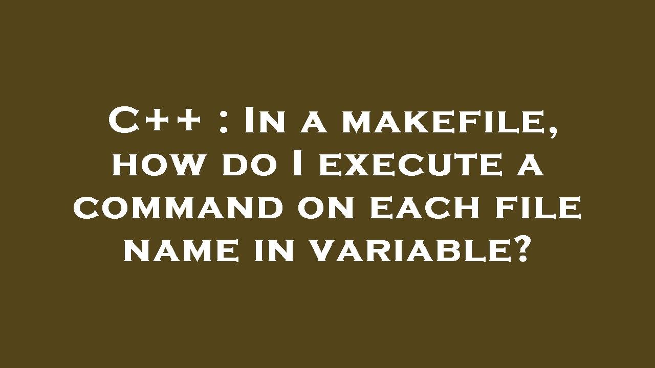 makefile variable assign command output