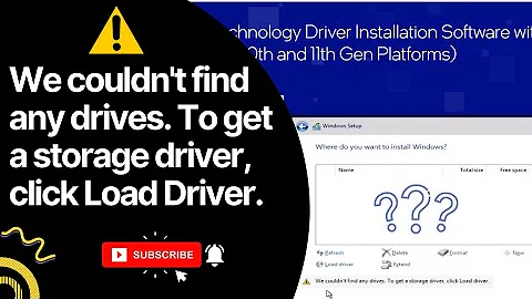 [Fixed] We couldn't find any drives To get a storage driver, click Load Driver – Windows 10/11