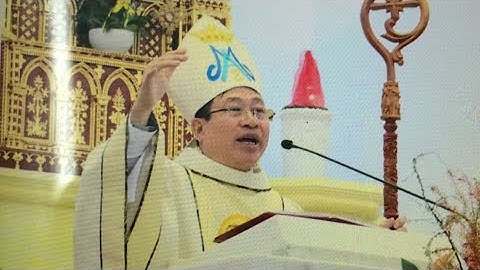 Bài giảng hay của Đức Cha Đaminh Đặng Văn Cầu trong thánh lễ tạ ơn, nhận Xứ Chính Toà của cha Tuyên