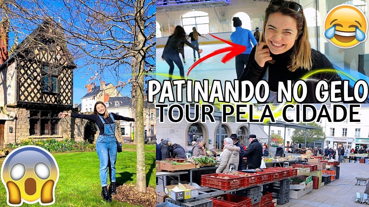 TOUR PELA NOSSA CIDADE, PATINAMOS NO GELO, FEIRA E MUITO MAIS ♥ - Bruna Paula