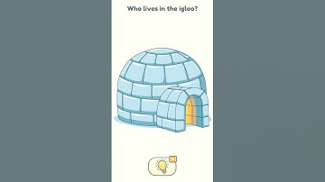 DELETE ONE PART💡| WHO LIVES IN THE IGLOO ✅ | LEVEL 1042 #dop2 #deleteonepart #cartoon #shorts #games