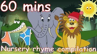 Down In The Jungle! And lots more Nursery Rhymes! 60 minutes!