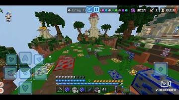 Minecraft hive skywars but I can only use a pickaxe