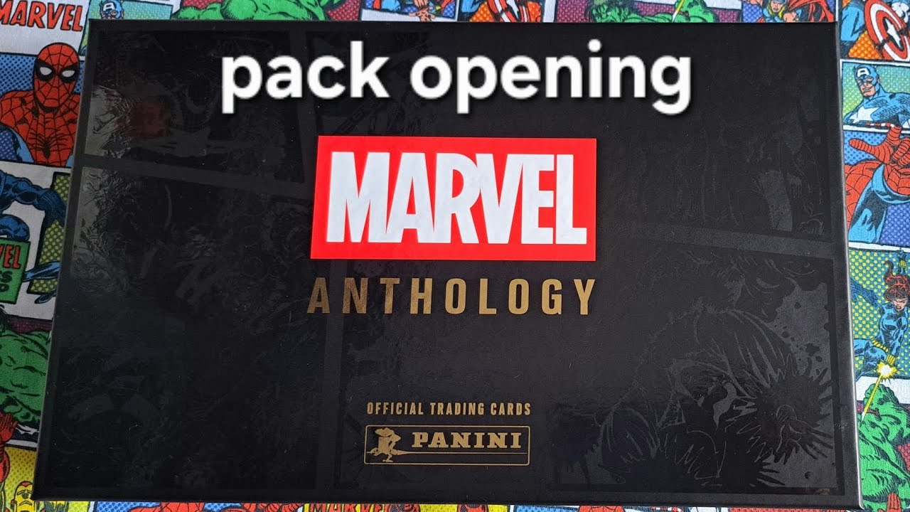 MARVEL Anthology Panini Trading Cards Unboxing - insane pulls... 1 of 25!