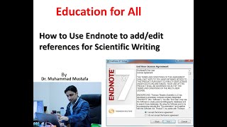 How to use Endnote to search and incorporate references, easy tutorial (Urdu/Hindi) by Dr. Mustafa screenshot 3