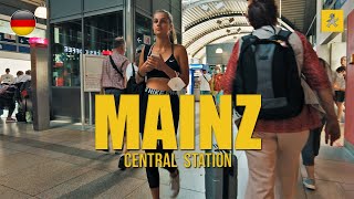 Mainz Walk | Walking around Mainz Central Station, Germany [4K60]