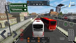 ''Bus Simulator Indenosıa'' Yağmurlu Yolda Sürüş!! 😍 Otobüs Sürme Oyunu - Android Gameplay screenshot 5