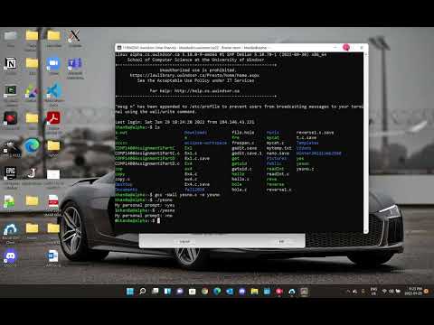 How to Compile and Run C Programs Using Bitvise SSH Client (University of Windsor COMP 2560)
