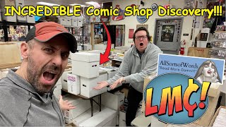 We Found THOUSANDS of Unpriced Comics at this LCS! Comic Hunting with All Sorts of Words - PART 2!