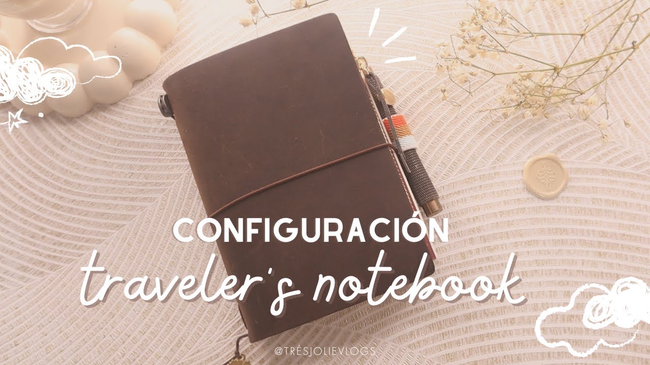 TRAVELER'S NOTEBOOK SET UP | Configuración de mi cuaderno y un pequeño haul 🌷