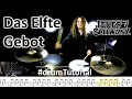 Drum Tutorial - Das Elfte Gebot- Feuerschwanz (Drum Tabs - Schlagzeug Noten - Drums Only)