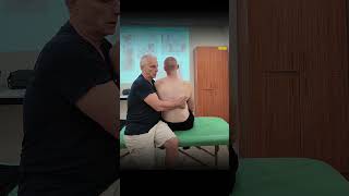 Работа с диафрагмой в положении сидя #massage #массаж #реабилитация