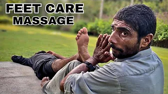 SAJJU MASTER LEG FETT MASSAGE RELAXING || ASMR DEEP FEET LEG MASSAGE IN THE GROUND🦶🇵🇰🌍#asmr #massage