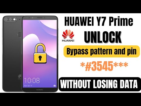 Huawei Y7 Prime Unlock Without Data Loss | Pattern & PIN Unlock