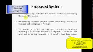 Double-Tip Artefact Removal from Atomic Force Microscopy Images