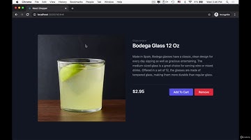 Remove products from cart application #12