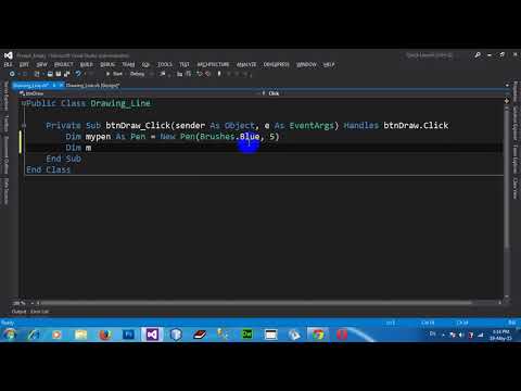 How to Customizing Line Style of the Pen Object in VB NET 2012