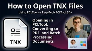 How to Open TNX Files (PCLTool)