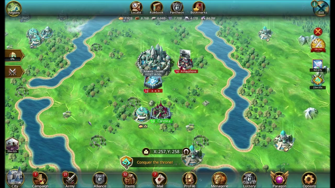 March of Empires - (26/08/2025) - Atlantis level 34 - Battle of the Titans