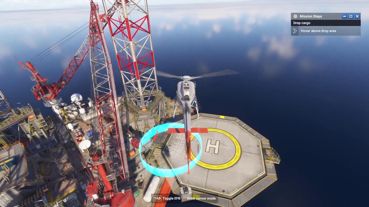 🚁 Offshore Cargo Hook | MSFS 2024 Helicopter Mission – Well-Safe Protector Rig