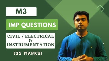 M3 IMP Questions 25 Marks - Civil, Electrical & Instrumentation | Purple Hat Institute | #sppuexam