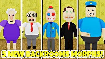 [10/30 UPDATE] How to get ALL 5 NEW OBBY BACKROOM MORPHS in BACKROOMS MORPHS! - Roblox