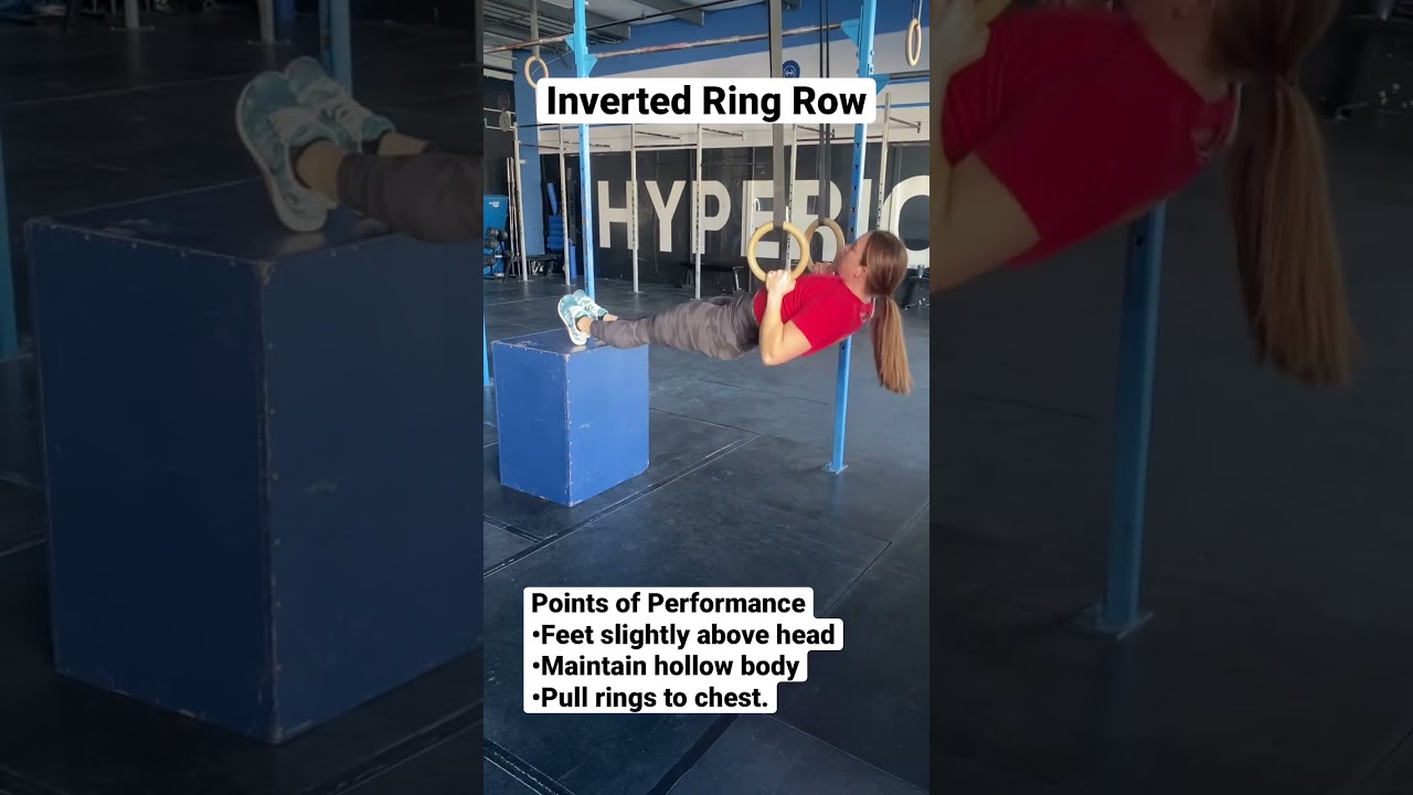 Inverted Ring Row 