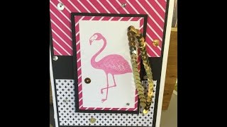 Pop of Paradise  Flamingo card 3 of 3   Stampin' Up!