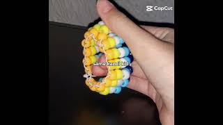 idk I'm only four weeks in of kandi making