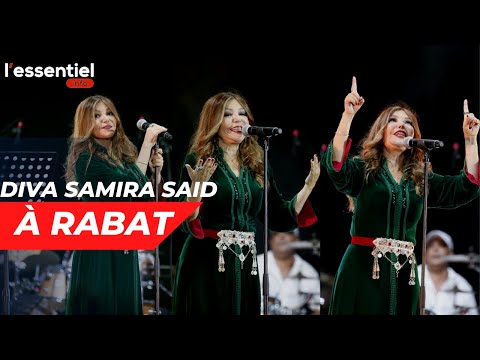 La Diva Samira Said  Chante au  GRANDS CONCERTS DE Rabat