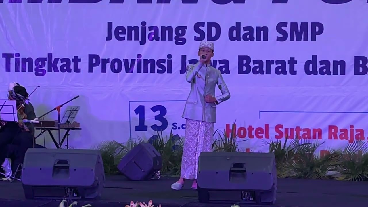 Juara 1 Nembang Pupuh FTBI 2023 Jabar (M. Raafi Putra Pangestu, SMPN 5 Kota Sukabumi)
