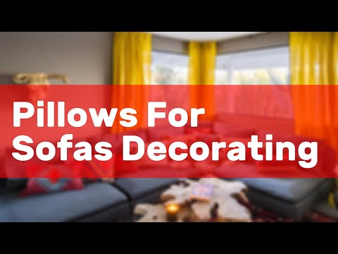 Video: Sofa Pillows (93 Photos): Decorative Models In The Living Room