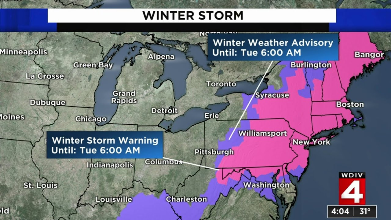Winter Storm Warning Issued For Metro Detroit As Dangerous Pre – BBAXXH