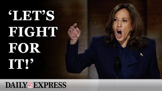 IN FULL: Kamala Harris's historic Democratic convention speech