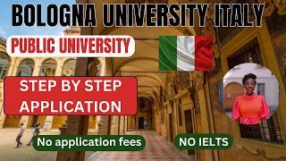 Bologna university step by step application 2026/27 |Study in Italy | No application fees | No IELTS
