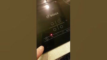 Bosch cooktop child lock