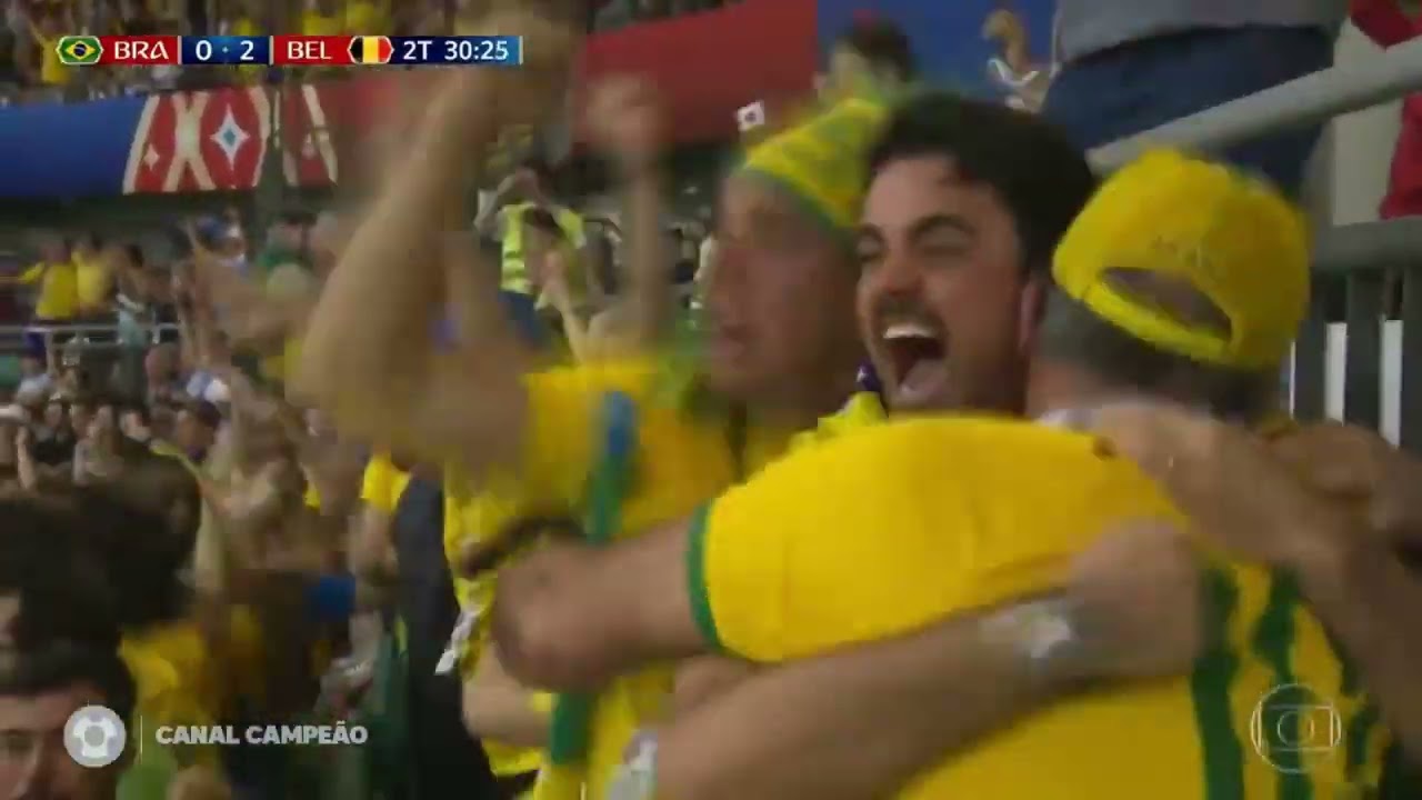 Bélgica 2 x 3 Brasil (Montagem)