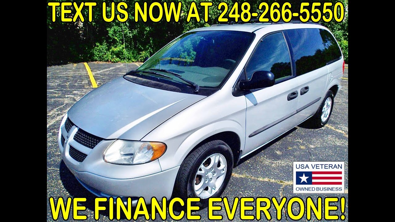 DODGE CARAVAN SXT FOR SALE WATERFORD, MI CALL 248 338 2797 DYNAMIC