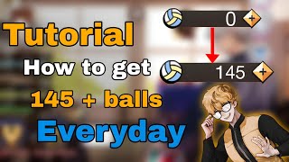 Tutorial - How to get more balls - The spike volleyball