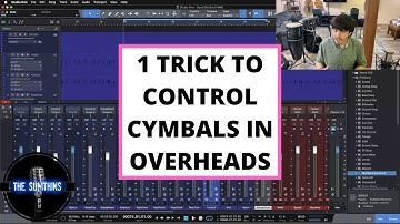 How To CONTROL CYMBALS In Drum Overheads