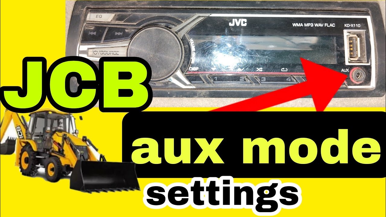 JCB Machine Sound System with Aux Mod Settings | motar line